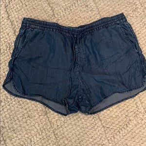 Stretchy Denim Drawstring Shorts from Gap